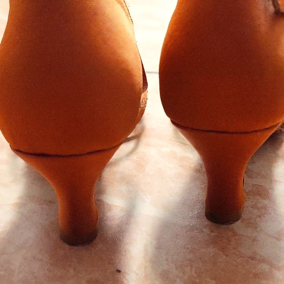 Dance with me nude sequin ballroom dance shoe - Picture 3 of 4